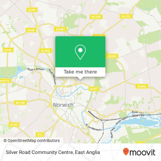 Silver Road Community Centre map