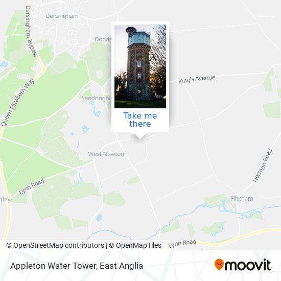 Appleton Water Tower map