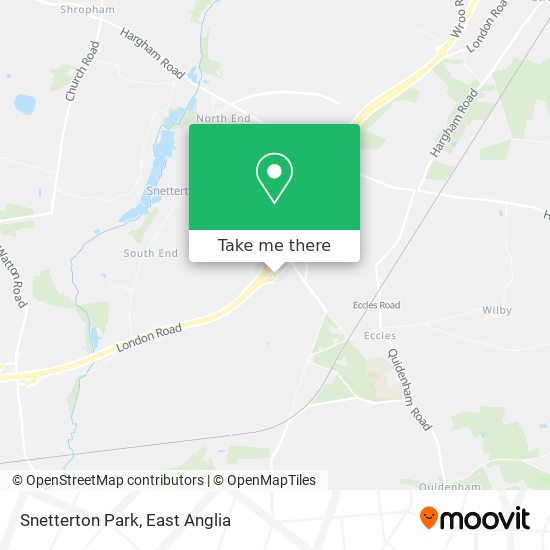Snetterton Park map