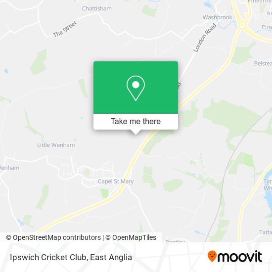 Ipswich Cricket Club map