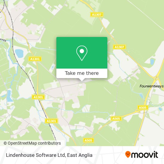Lindenhouse Software Ltd map