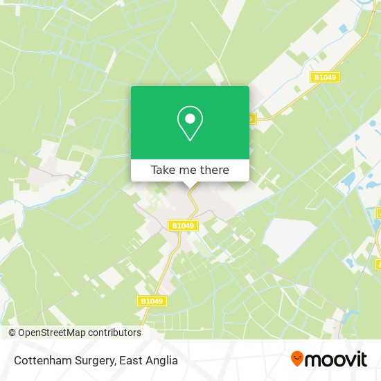 Cottenham Surgery map