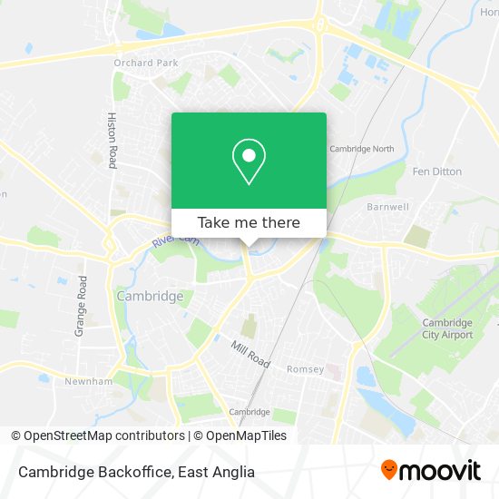 Cambridge Backoffice map