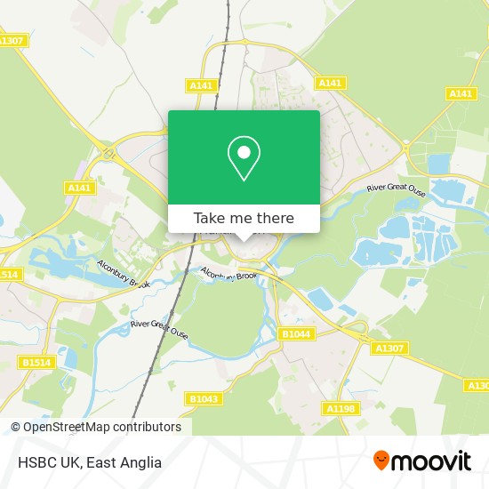 HSBC UK map