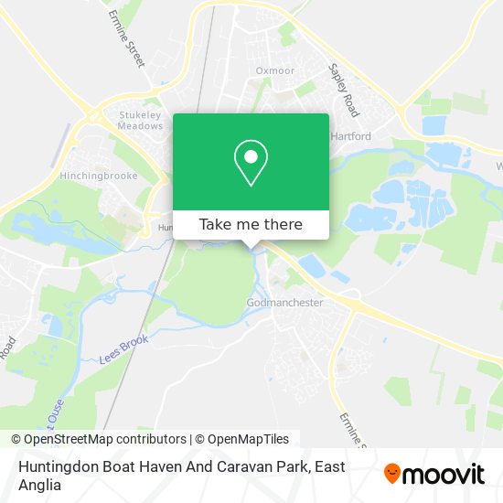 Huntingdon Boat Haven And Caravan Park map