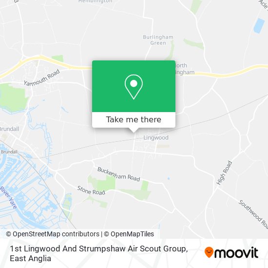 1st Lingwood And Strumpshaw Air Scout Group map