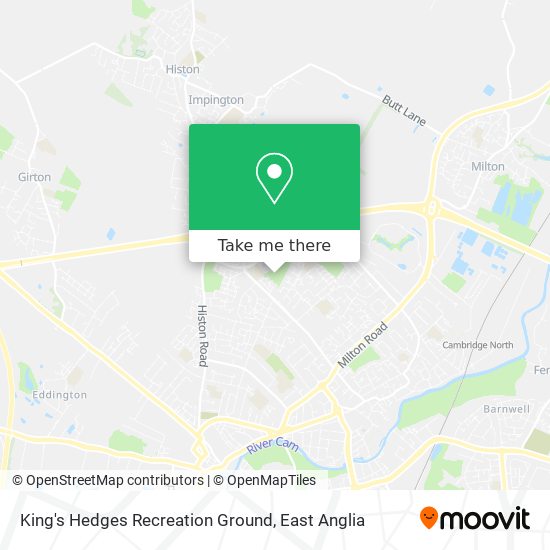 King's Hedges Recreation Ground map