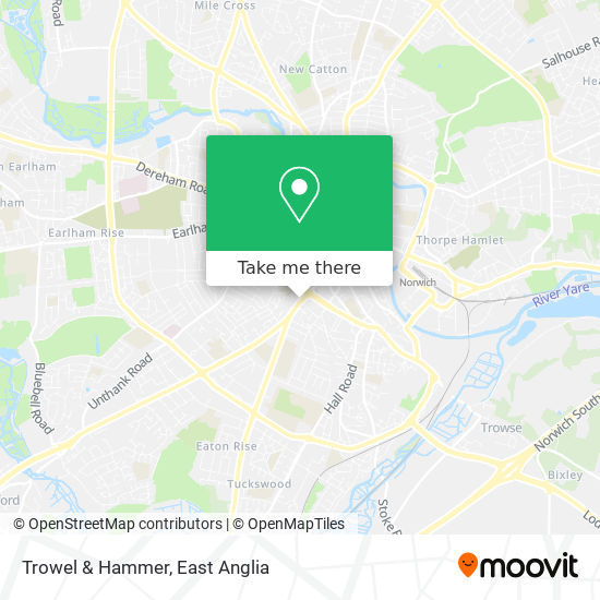 Trowel & Hammer map