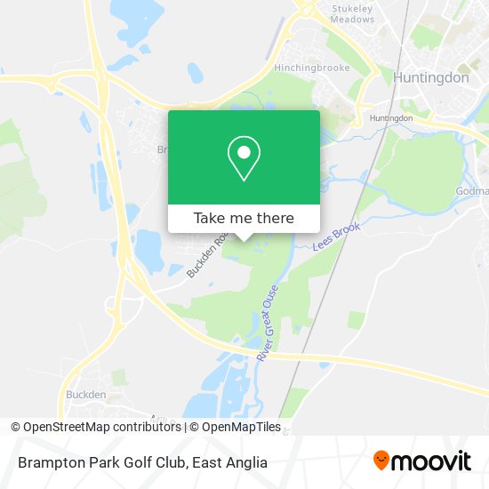 Brampton Park Golf Club map