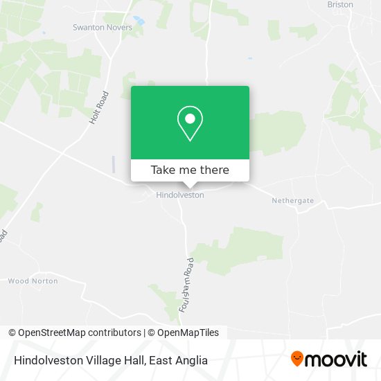 Hindolveston Village Hall map