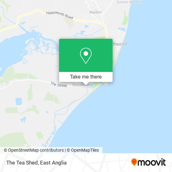 The Tea Shed map