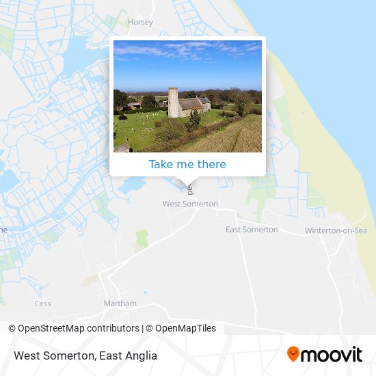West Somerton map