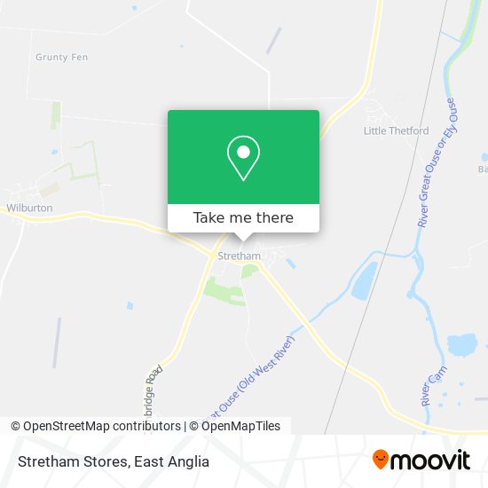 Stretham Stores map