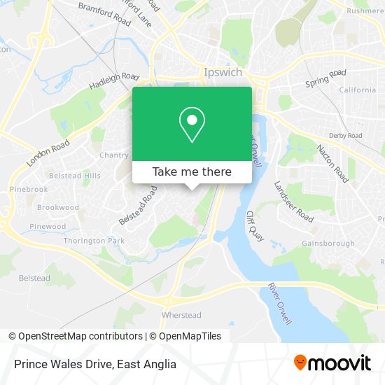 Prince Wales Drive map