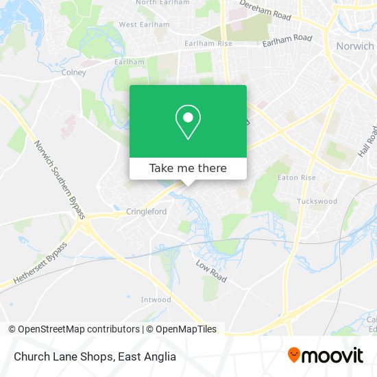 Church Lane Shops map