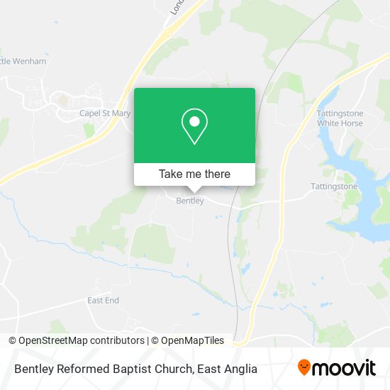 Bentley Reformed Baptist Church map