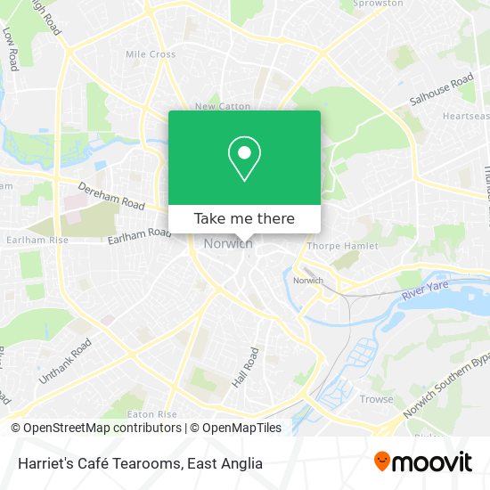 Harriet's Café Tearooms map
