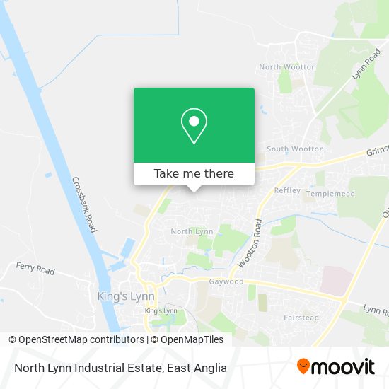North Lynn Industrial Estate map
