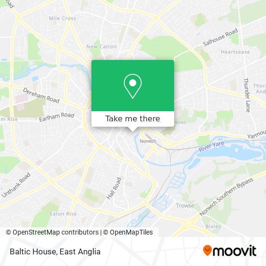 Baltic House map