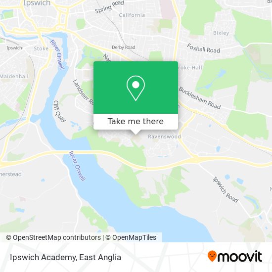 Ipswich Academy map