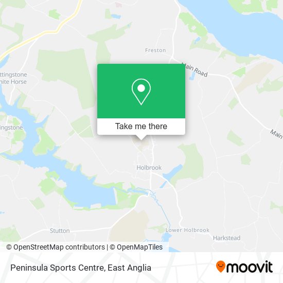 Peninsula Sports Centre map