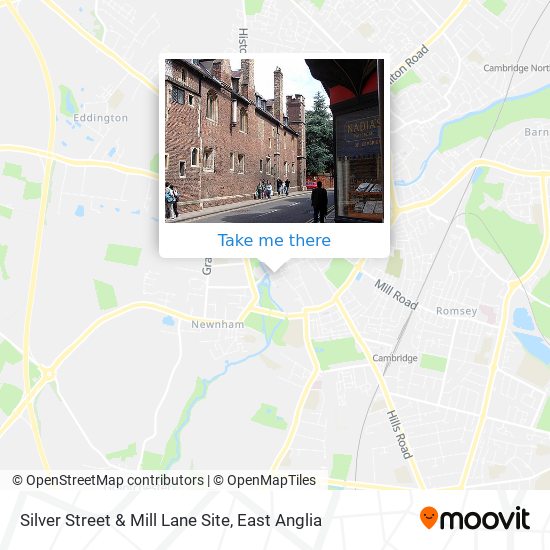 Silver Street & Mill Lane Site map
