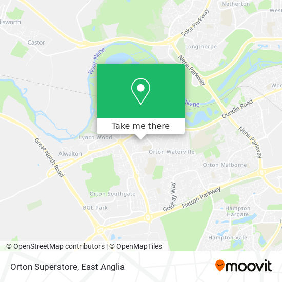 Orton Superstore map