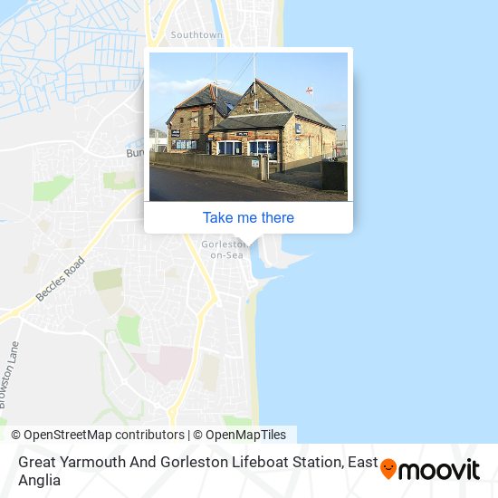 Great Yarmouth And Gorleston Lifeboat Station map