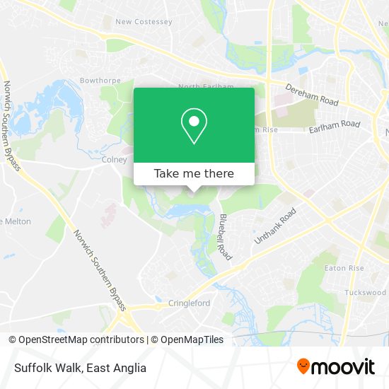 Suffolk Walk map