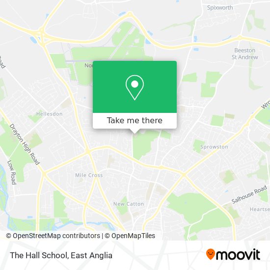 The Hall School map