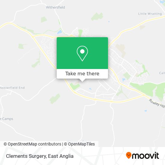 Clements Surgery map