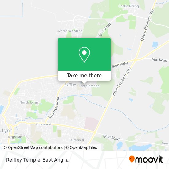 Reffley Temple map
