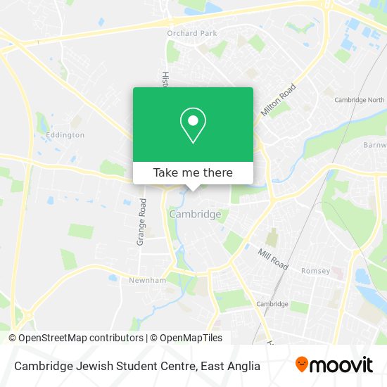 Cambridge Jewish Student Centre map
