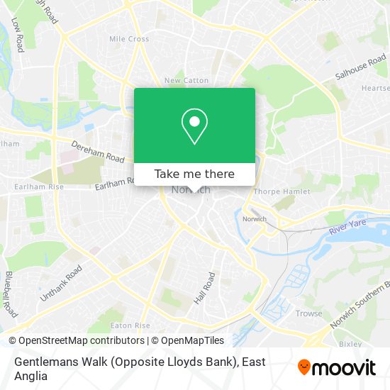 Gentlemans Walk (Opposite Lloyds Bank) map