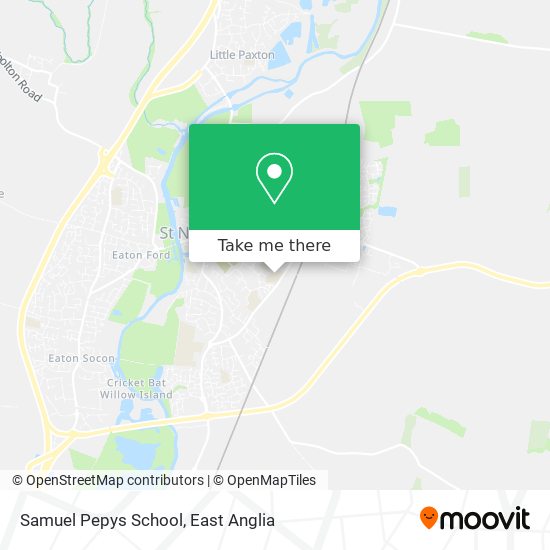 Samuel Pepys School map