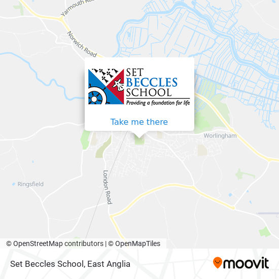 Set Beccles School map