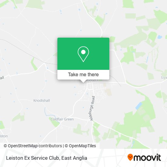 Leiston Ex Service Club map