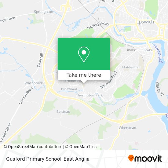 Gusford Primary School map