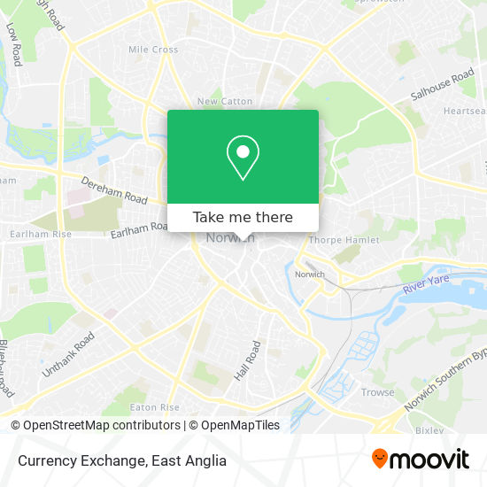 Currency Exchange map