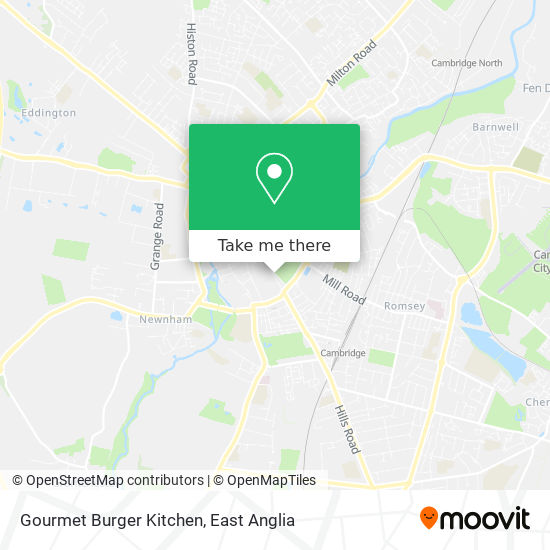 Gourmet Burger Kitchen map