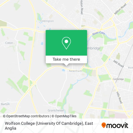 Wolfson College (University Of Cambridge) map