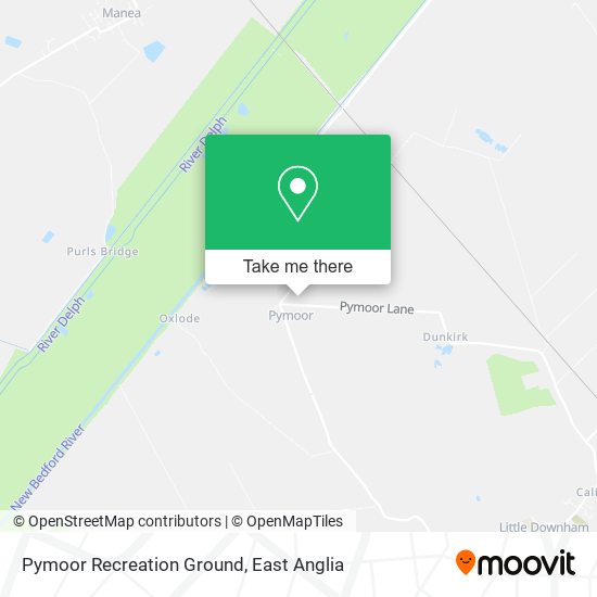 Pymoor Recreation Ground map