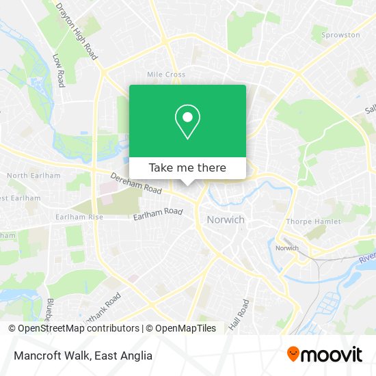 Mancroft Walk map