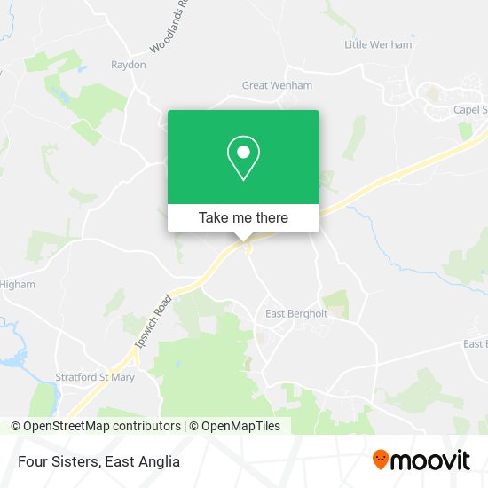 Four Sisters map