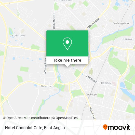 Hotel Chocolat Cafe map