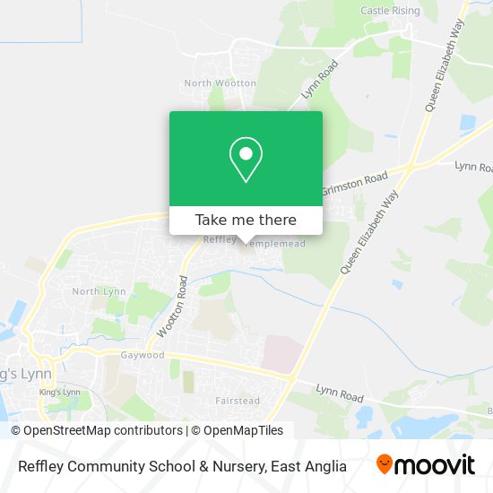 Reffley Community School & Nursery map