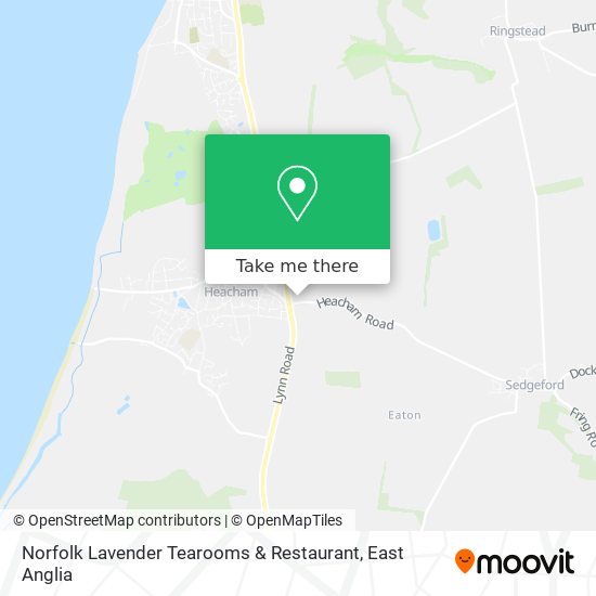 Norfolk Lavender Tearooms & Restaurant map
