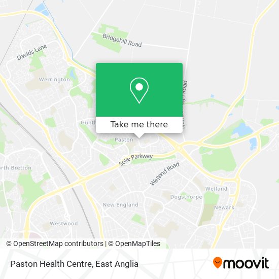 Paston Health Centre map