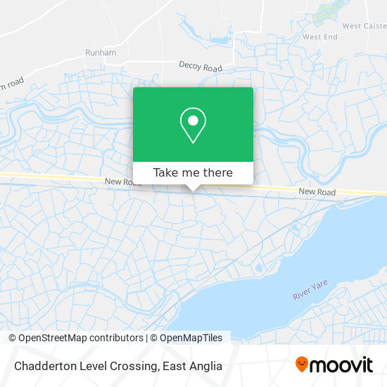 Chadderton Level Crossing map