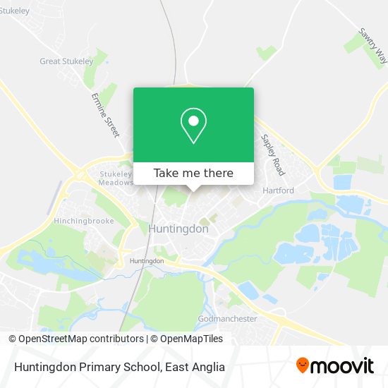 Huntingdon Primary School map
